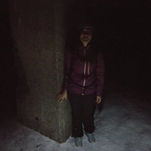 Jana Mayerová na vrcholu Lysá hora (7.2.2019 18:54)