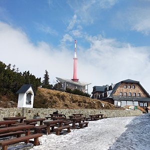 Jakub Kaleta na vrcholu Lysá hora (14.4.2019 12:38)