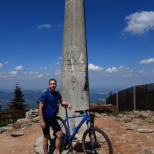Filip Šimon na vrcholu Lysá hora (7.6.2021 11:28)