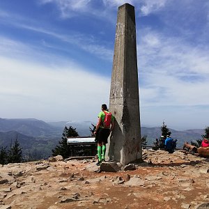 Martin Vlček na vrcholu Lysá hora (26.4.2019 12:41)