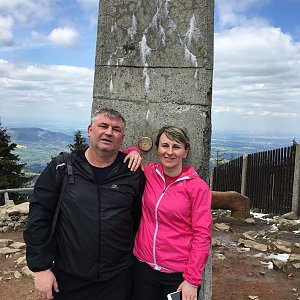 věrka na vrcholu Lysá hora (8.5.2019 11:49)