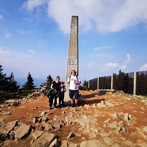 Tom Vachala na vrcholu Lysá hora (27.9.2021 13:00)