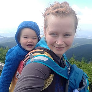 Su Mischelle na vrcholu Lysá hora (16.7.2019 16:08)