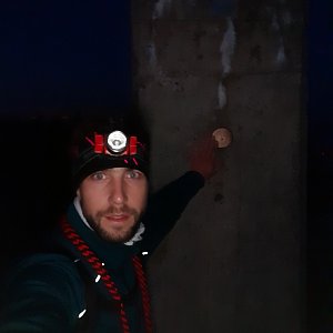 Filip Šimon na vrcholu Lysá hora (11.10.2021 6:10)