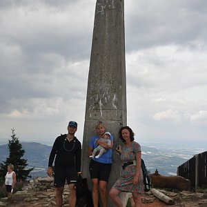 Bára na vrcholu Lysá hora (22.7.2019 12:00)