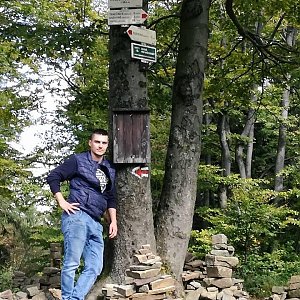 Tomáš Fojcik na vrcholu Tanečnice (28.9.2017 13:00)