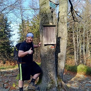 Jakub Špaček na vrcholu Tanečnice (21.10.2019 15:16)