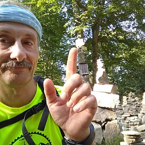 Jiří Sumbal na vrcholu Tanečnice (18.8.2018 17:20)