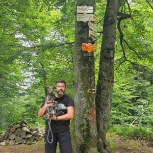 Jiří Gryz on the summit of Tanečnice (24.7.2025 11:47)