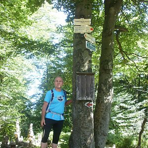 Čestmír Kubíček na vrcholu Tanečnice (16.7.2018 10:02)