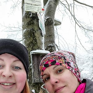 Lenka Nenutilová na vrcholu Tanečnice (6.1.2021 11:39)