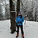 Vítězslav Vrána na vrcholu Tanečnice (7.2.2021 8:37)
