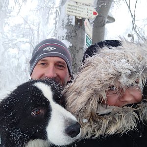 Pažitka team na vrcholu Tanečnice (27.1.2019 18:43)