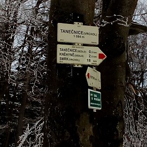 Martin Holuša na vrcholu Tanečnice (6.2.2019 8:56)