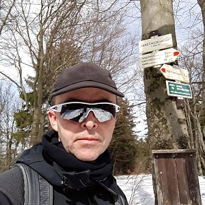 Pavel Skřičík na vrcholu Tanečnice (17.3.2019 12:19)