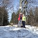 Janča na vrcholu Tanečnice (30.3.2019 13:35)