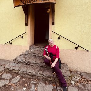 Světla na vrcholu Milešovka (14.3.2026 12:23)