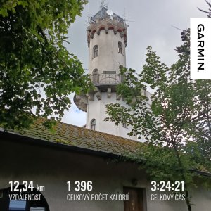 Jiří Škorec on the summit of Milešovka (5.9.2026 9:55)
