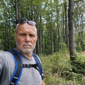 Rastislav Biarinec on the summit of Lazy (10.8.2025 11:48)