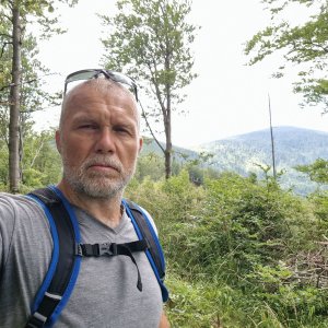 Rastislav Biarinec on the summit of Lazy (10.8.2025 11:33)