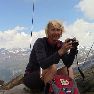 Jana a Pavel Kasaničovi on the summit of Hangerer (23.7.2013 0:00)