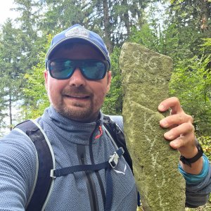 Martin Snopek on the summit of Kykulka (10.10.2026 11:40)