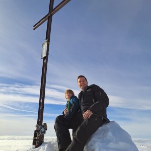 jawe on the summit of Cima della Rosetta (13.2.2025 10:02)