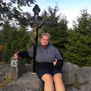 Lenka Horáková na vrcholu Malý Špičák (10.7.2022 18:37)