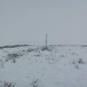 Vladimír Grančay on the summit of Na Hrobcích (18.12.2022 7:53)