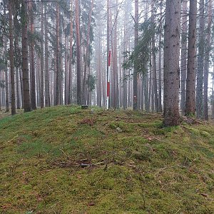 Cyklista 73 on the summit of Němč (18.4.2023 7:04)