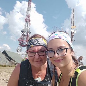 Štěpánka Losertová na vrcholu Skrzyczne (14.8.2021 13:37)