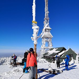 Marťajs42 na vrcholu Skrzyczne (15.2.2021 0:00)