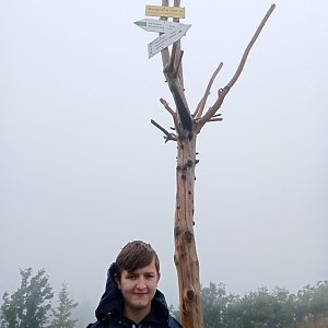 Arnošt na vrcholu Skrzyczne (26.8.2021 13:26)