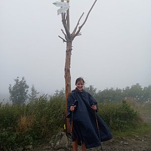 bebe na vrcholu Skrzyczne (26.8.2021 13:26)
