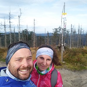 Jakub Špaček na vrcholu Malinowska Skala (10.10.2020 8:49)