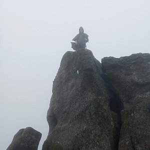 Arnošt na vrcholu Malinowska Skala (26.8.2021 12:20)