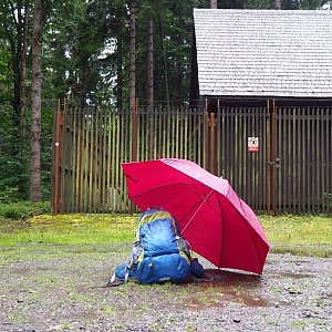 Jiřina na vrcholu Větrný vrch (29.8.2021 17:00)