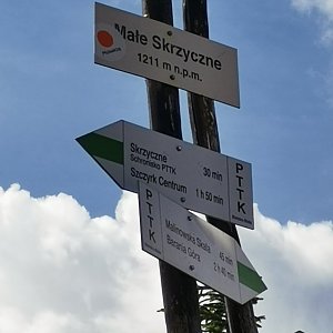 Michal 77 na vrcholu Małe Skrzyczne (3.8.2021 11:41)