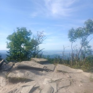 Petr Wendler on the summit of Tabule (9.8.2026 15:30)