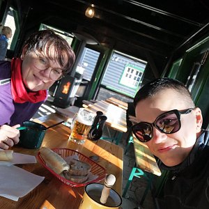 Michaela Hilscherová na vrcholu Ropička (13.11.2021 13:21)