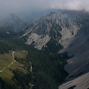 Bouřka on the summit of Vajnež (3.9.2021 12:31)