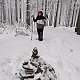 Michelle Sýkorová na vrcholu Čupel (17.1.2021 10:03)