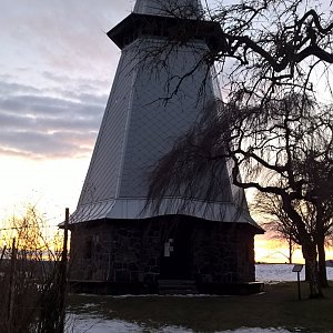 Anna na vrcholu Rozálka (5.2.2022)