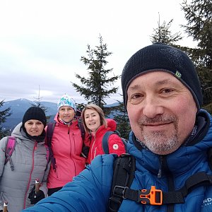 Merkys na vrcholu Polomka (8.1.2022 11:30)