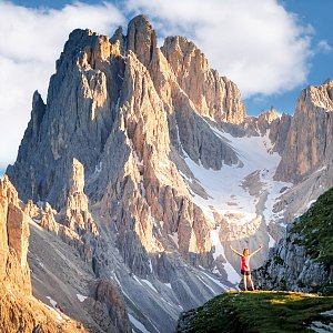 Jiří Králík na vrcholu Monte Campedelle (3.7.2019 15:20)