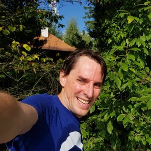 Rudolf Leška na vrcholu Lucký vrch (17.8.2025 8:42)