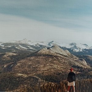 Miroslav Příhonský on the summit of Sentinel Dome (16.11.2002)