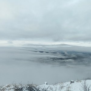 Milan Meravy na vrcholu Ondřejník (14.12.2021 14:00)