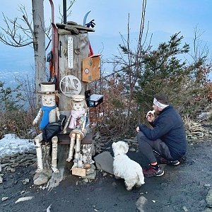 Veronika Matoušková na vrcholu Ondřejník (16.3.2022 17:24)