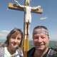Jiří a Iveta na vrcholu Ondřejník (1.5.2024)